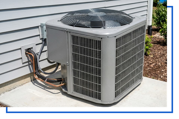 1 Ac Installation In Neptune Beach AC unit outside of home